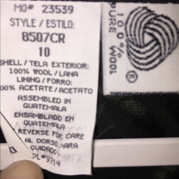 Hunter green wool vest dress - Picture 5 of 6